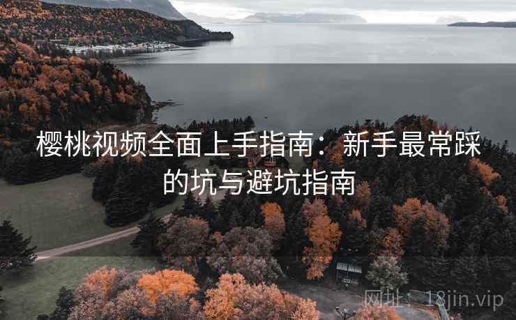 樱桃视频全面上手指南:新手最常踩的坑与避坑指南